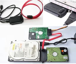 USB 2.0 Adapter naar IDE en SATA Kabel voor 2.5" en 3.5" Harde Schijven — thumbnail 4