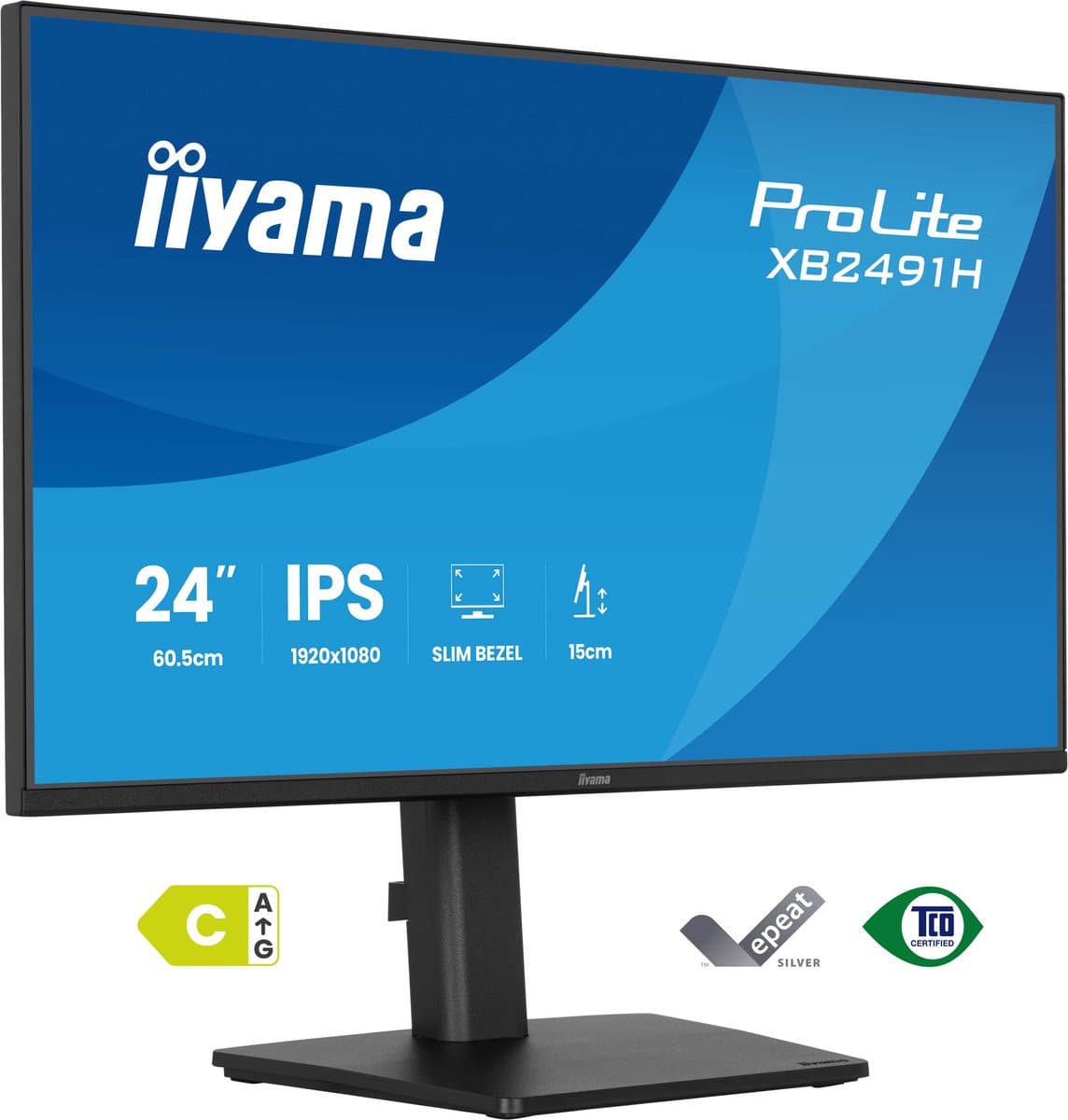 iiyama ProLite XB2491H-B1 - 24 inch - Full HD - IPS - verstelbaar — afbeelding 1