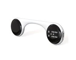 Bluetooth-slaapluidspreker met botgeleiding, slaaphulpmiddel voor onder het kussen, witte ruisspeler, compatibel met TF-kaartsleuf, oorvriendelijk, draagbaar slaaphulpmiddel (wit).