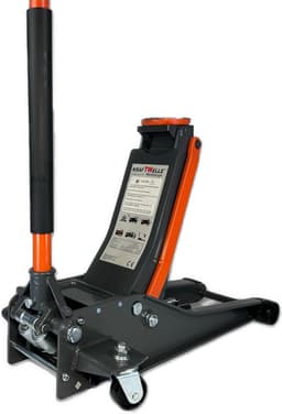 4T Extra Flakke Trolley Jack 3000 kg - Hydraulische Dubbel Piston — thumbnail 1