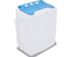 Mini-wasmachine met dubbele bak voor studenten en kleine ruimtes