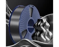 SUNLU PLA+ SILK 3D-filament 1.75mm 1kg ZWART