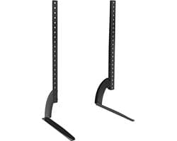 Universele TV Tafelstandaard voor 32-70 Inch Televisies en Monitoren - Maximaal 50 kg Belastbaar - VESA 800x500 - Zwart