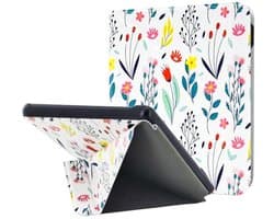 Hoes voor eReaders met Auto Sleep/Wake en Origami Standaard - PU-leer, Schokbestendig, Bloem