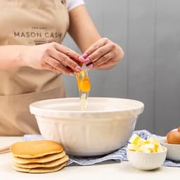 Mengkom 29 cm - Crème, 4 L, Hoge Kwaliteit, Schokbestendig Keramiek, Perfect voor Brood-, Taart- en Pizzadeeg — thumbnail 2