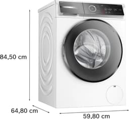 Bosch Serie 8 WGB244040 - Wasmachine - Voorbelading - 9 kg - 1257 RPM - Wit - DE display — thumbnail 10