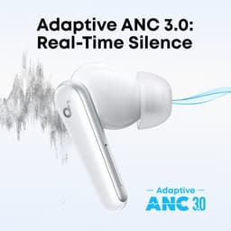 soundcore Liberty 5 by Anker, draadloze oordoppen met noise-cancelling, 2x sterkere stemonderdrukking, realtime adaptieve noise canceling, snelladen, Dolby Audio, heldere gesprekken met 6 microfoons en AI, lange batterijduur — thumbnail 12