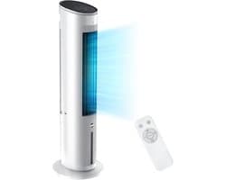 Airco Zonder Afvoerslang - 5-in-1 Mobiele Airconditioning Zonder Afvoerslang - Ventilator met Waterkoeling - Luchtkoeler en Luchtreiniger - Luchtbevochtiger - Torenventilator met Waterkoeling — afbeelding 1