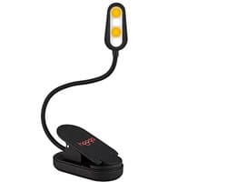 Leeslamp met Blauwlichtblokkering – Oplaadbare Amberkleurige Klem Lamp voor Comfortabel Lezen in Bed