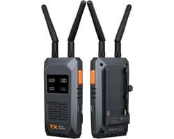 Lemorele R1100 – Draadloos HDMI Video Transmissiesysteem – 200m Bereik – 1080P@60Hz – Ultra Lage Latentie 0.05s – Plug & Play – Voor Camera, Projector & Laptop (1TX + 1RX)