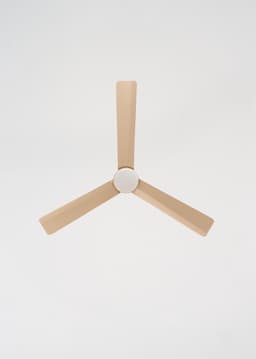 CREATE - Stille plafondventilator 40W met licht - Zand- Ø132cm -Controller voor wandmontage + afstandsbediening - WIND MODERN — thumbnail 5