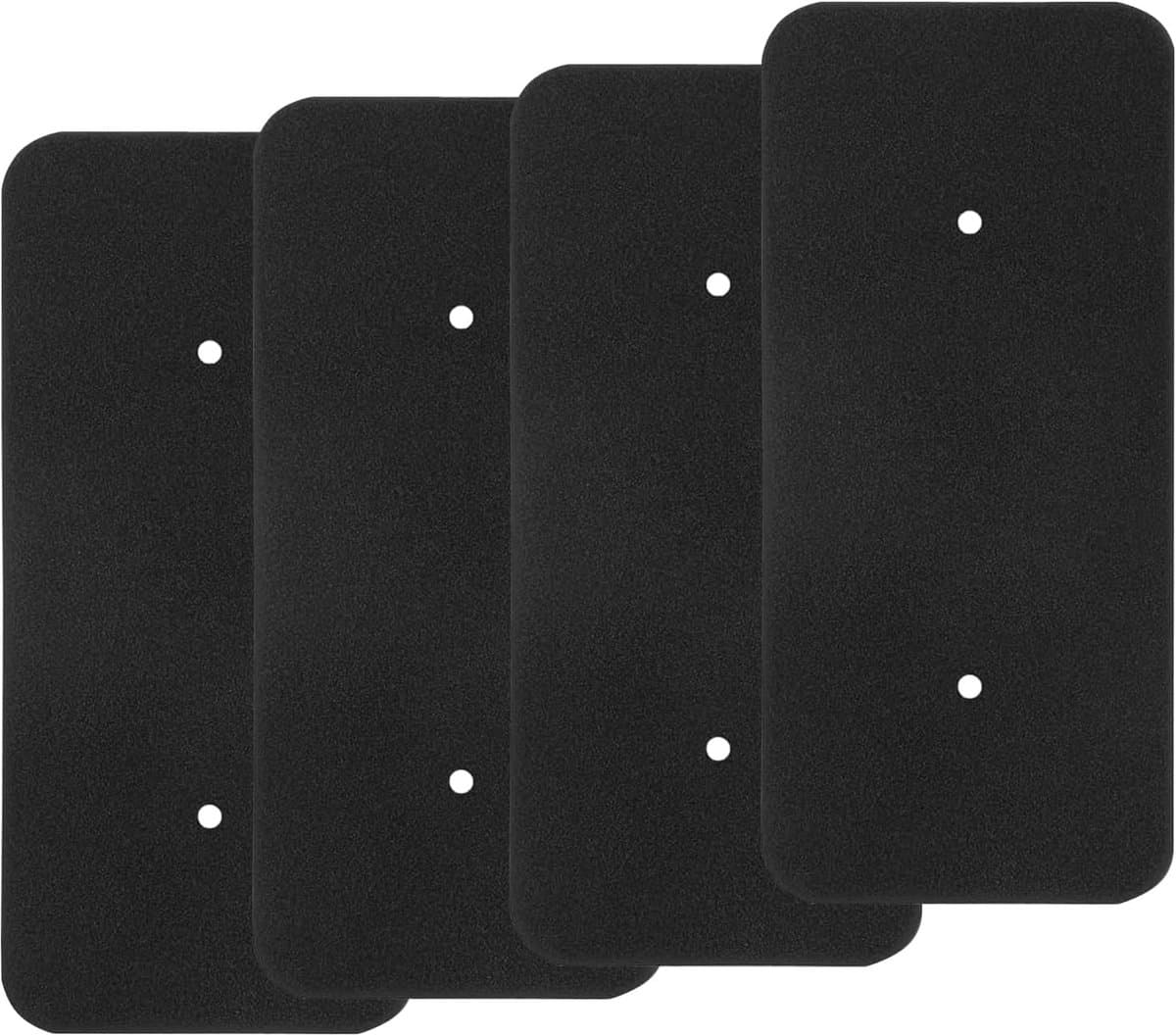 4 stuks filters voor wasdroger, Hoover Candy 40006731, JISNIHU dryer sponsfilter voor condensor, zuurbestendig, alkalibestendig, voor droger, pomp, warmte, condensatie (275 x 125 x 10 mm) — afbeelding 1
