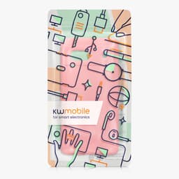 kwmobile telefoonhoesje geschikt voor Google Pixel 7a - Hoesje met siliconen coating - Smartphone case in Pastelkleurig koraal — thumbnail 5