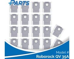 Roborock QV 35A Stofzakken (18 Stuks, Plus.Parts® alternatief voor 8.02.0239)