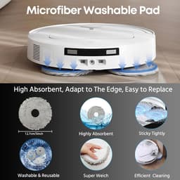 Accessoires gescht voor Ecovacs Deebot T50 Pro Omni / T50 Omni / T50 Max /T50 Pro stofzuiger, reserveonderdelen, accessoireset 1 hoofdborstel, 4 filters, 6 reinigingsdoeken, 6 stofzakken, 6 — thumbnail 5