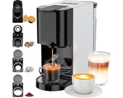 CLVP® Espressomachine - Koffiezetapparaat - Koffiemachines - Zwart en Grijs