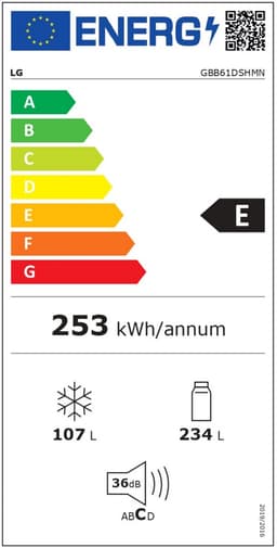 LG GBB61DSHMN Koel/vries combinatie Rvs Vrijstaand — thumbnail 2