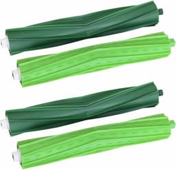 2 Rubber Multivlak Borstels Geschikt voor iRobot i7/i7+/i8/i8+/E5/E6/E7 Stofzuigerrobots, Vervangende Rollen voor E & I Series — thumbnail 1
