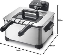 Elektrische Friteuse 5 L met Afneembare Manden - Hoge Capaciteit en Eenvoudige Reiniging — thumbnail 4