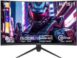KTC H27S17 27" Curved Gaming Monitor - 1500R QHD 180Hz 1ms HDR10 FreeSync 120% sRGB — thumbnail 1
