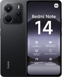 Smartphone-Redmi Note 14-6GB+128GB-Middernacht Zwart — thumbnail 2