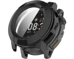 Strap-it PC Case met Glas Zwart – Geschikt voor Coros Nomad