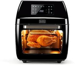 Heteluchtfriteuse en Oven 1700W - 12L - Instelbare Temperatuur 40-200 °C met 8 Vooraf Ingestelde Programma's en Transparante Deur — thumbnail 5