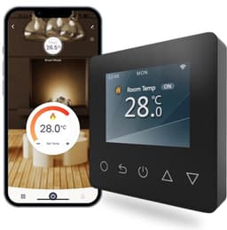 Digitale Thermostaat voor Vloerverwarming met Wekelijkse Programma's en Wifi — thumbnail 1
