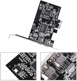 800Mbps PCI-E Express Card, 1394a IEEE 1394b Controller Card with Firewire Cable for Video, Audio Transmission, Industrial Cameras, Video Cameras — thumbnail 2