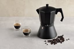 Edënbërg Black Line - Percolator - Koffiemaker 12 kops - Espresso Maker 400 ML - Zwart — thumbnail 5
