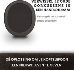 Somstyle Oorkussens Geschikt voor Steelseries Arctis 1, 3, 5, 7, 7P, 7X, 9 ,9X Pro & Prime Headset - 2 Stuks - Zacht Schuim - Zwart — thumbnail 3