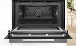 Bosch CMG7761B1 - Serie 8 - Compacte inbouwoven met magnetron - Eenvoudig te reinigen met pyrolytische zelfreiniging - Air Fry-functie: voor perfect en gezonde gefrituurde gerechten — thumbnail 13