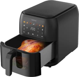 Tomado TAF8002B - Grote airfryer - XXL airfryer - 8 liter - Heteluchtfriteuse - Kijkvenster - Tiptoetsbediening - 7 automatische programma's - Zwart — thumbnail 10