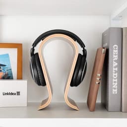 Koptelefoon Houder - Houten Koptelefoonhouder - Universele - Standaard voor koptelefoon - Luxe Headset Stand Universeel - Premium - Ergonomische Holder voor gaming headset — thumbnail 2