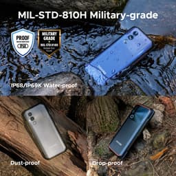DOOGEE Blade 20 - Robuuste Smartphone - Outdoor Smartphone - 20GB RAM + 128GB - 10300mAh/18W - 6,56 inch 90Hz - 4G Dual SIM- Android 15 - IP68 - NFC- GPS - Face ID - Paars — thumbnail 4