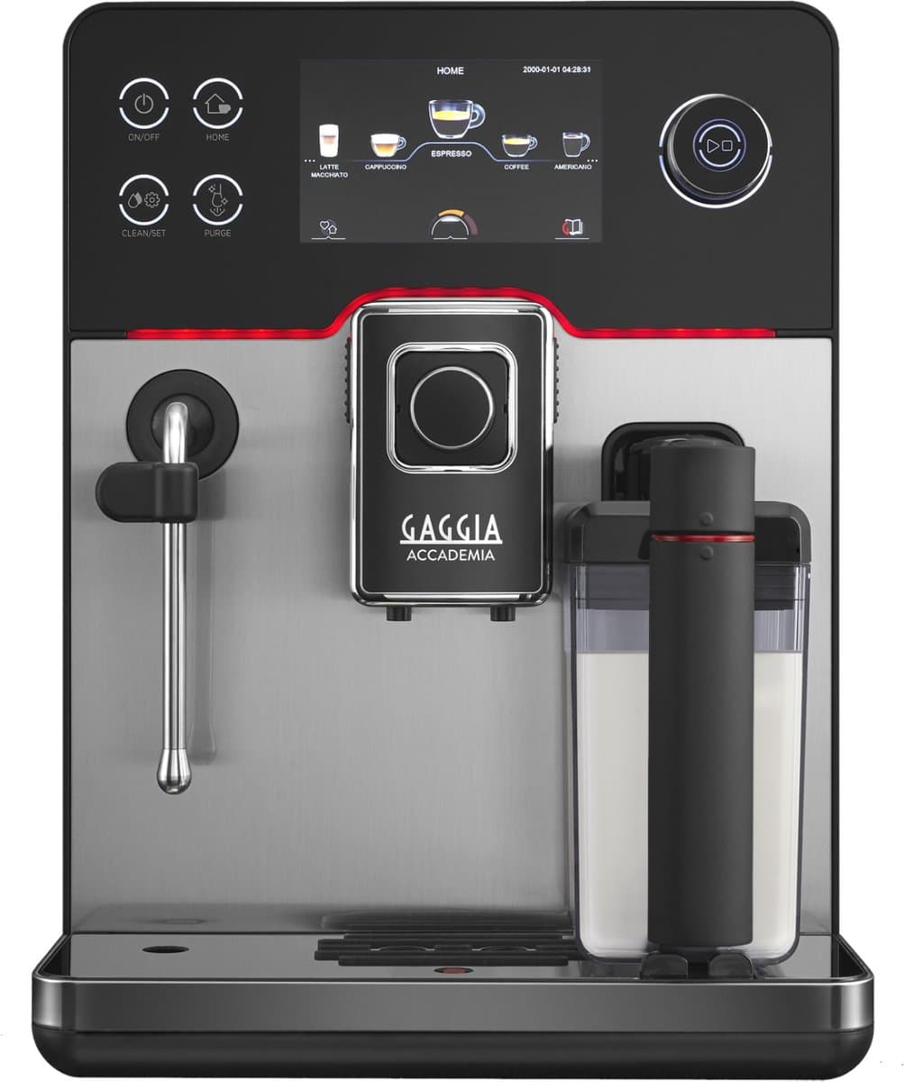 Gaggia Academia Ri9781/01 Volledig Automatische Koffiemachine Transparant One Size 15 Bar werkdruk RVS — afbeelding 1