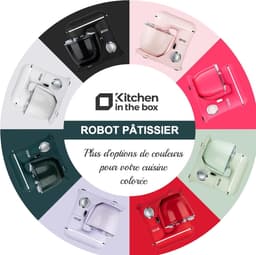 RFWR® Krachtige Keukenmachine met 10 Snelheden en 2 Mengkommen - 4.5L & 5L — thumbnail 4