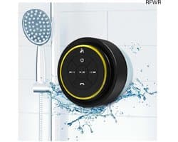 RFWR® Waterdichte Bluetooth Douche Luidspreker met Zuignap en Ingebouwde Microfoon – Crystal Sound en Rijke Bassen