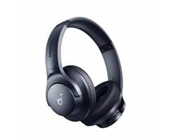 Soundcore Q20i by Anker, Draadloze Bluetooth over-ear hoofdtelefoon met hybride actieve ruisonderdrukking, 40 uur speeltijd in ANC-modus, Hi-Res audio, diepe bas, personalisatie via app — thumbnail 1