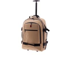 Gladiator Polar Handbagage Laptop Rugzak Trolley - 55 cm - 14 inch - Beige