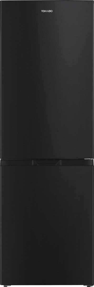 Tomado TCR1855B - Koel-vriescombinatie - 327 liter - Energieklasse C - No Frost - Supervriezen - Zwart — afbeelding 1