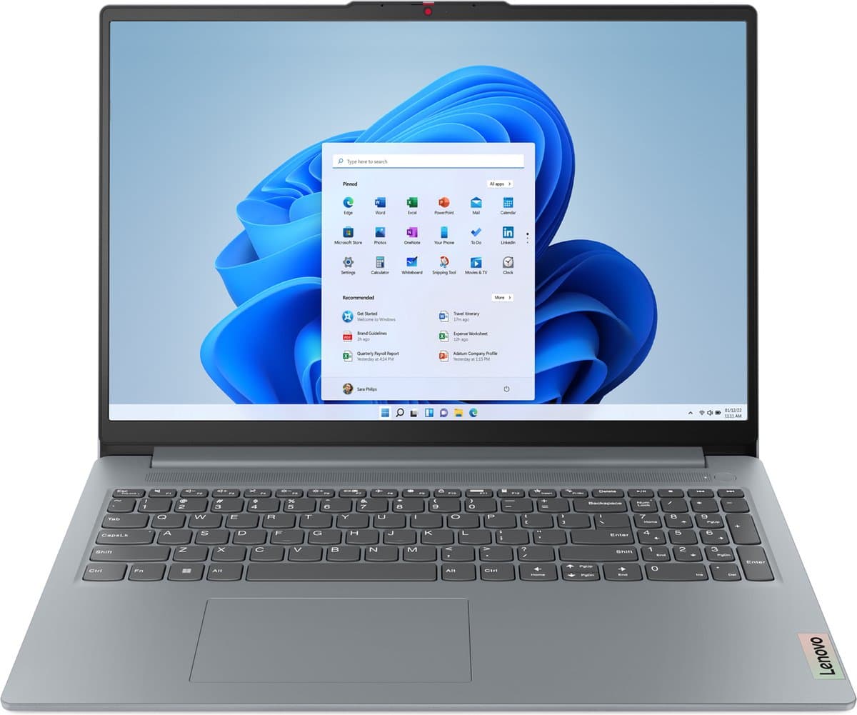 Lenovo IdeaPad Slim 3 16ABR8 82XR008VMH - Laptop - 16 inch — afbeelding 1