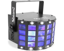 Butterfly Discolamp met Ingebouwde Stroboscoop - BeamZ Discolamp - 3 Kleuren - 24 Lenzen