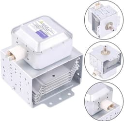 Magnetrononderdeel - Reserveonderdeel voor oven - Reparatie van apparaat - Metalen constructie - 15 x 15 x 15 cm - Zilver — thumbnail 3