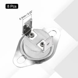 Thermostaat 160 °C/320 °F 16 A, normaal gesloten, N.C regel, temperatuurschakelaar met snap voor magnetron, oven, koffiezetapparaat, 8 stuks, materiaal keramiek — thumbnail 3