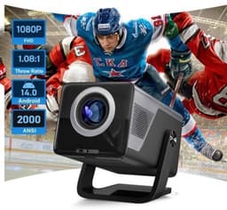 Beamer 2000 ANSI Lumen - Full HD 1080p Resolutie - 120W Vermogen - LCD - Zwart - Home Theater Projector — thumbnail 1