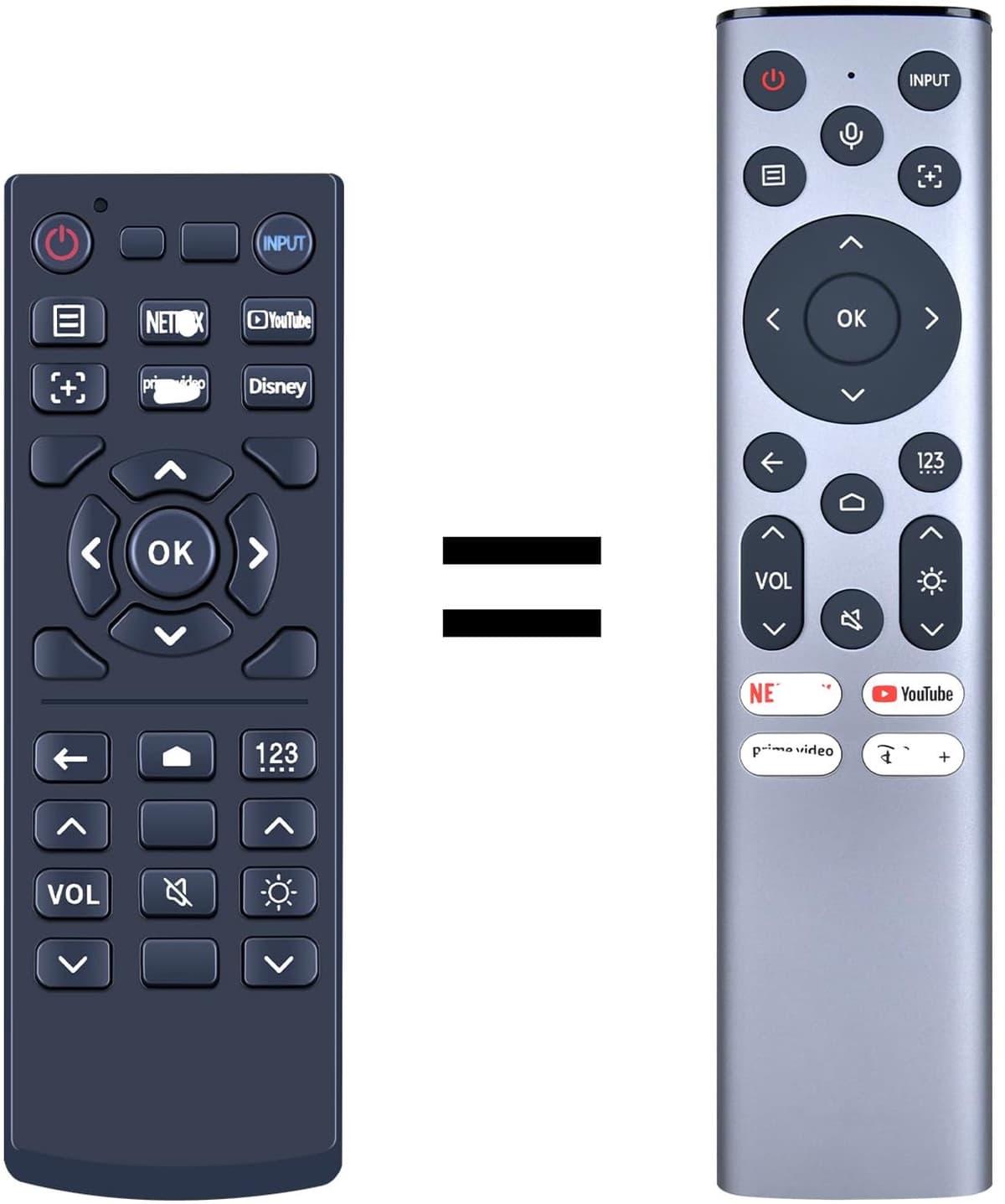 Afstandsbediening compatibel met C2 Ultra 4K projector — afbeelding 1