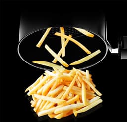 Airfryer - Oven Friteuse - Gezond Koken - Roestvrij Staal - 2.6 Liter - Zilver — thumbnail 2