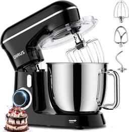 Keukenmachine - Kneedmachine Robot - Bakken En Koken - Stille Fermentatie - 5.5 Liter Kom - Zwart — thumbnail 1