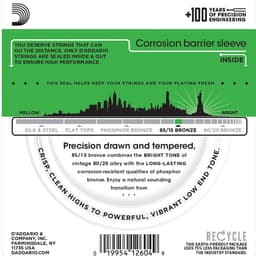 D'addario EZ890 akoestische gitaar snaren | 09-45 85/15 | Bronze — thumbnail 2
